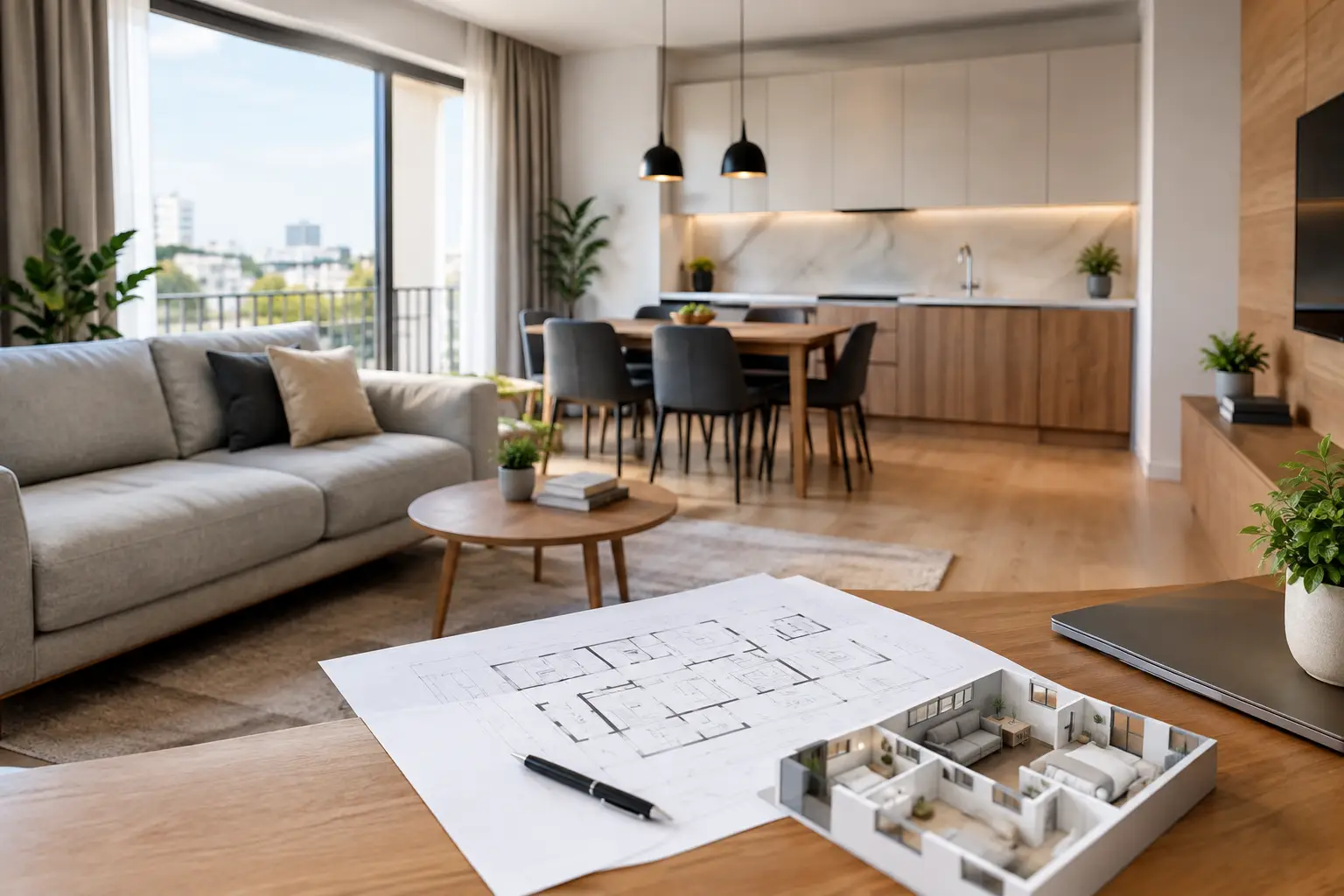 Projekt apartamentu inwestycyjnego pod wynajem